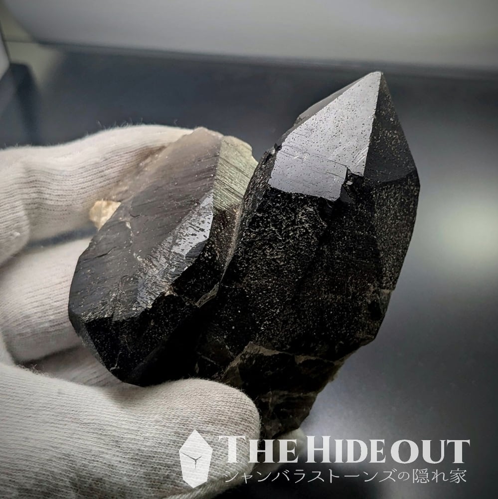 日本国産鉱物標本046 岐阜県中津川市蛭川田原産スモーキークォーツ（煙