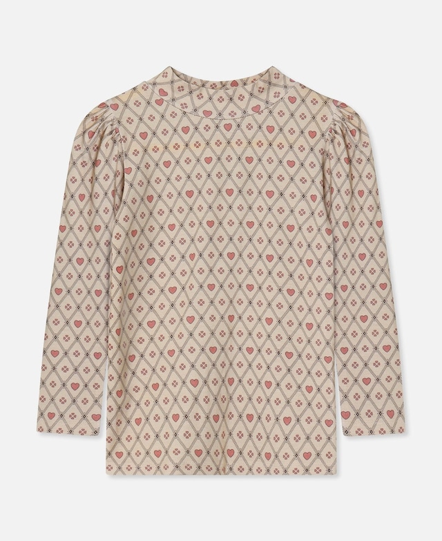 【即納】fliink KELLY HEART LS PUFF BLOUSE