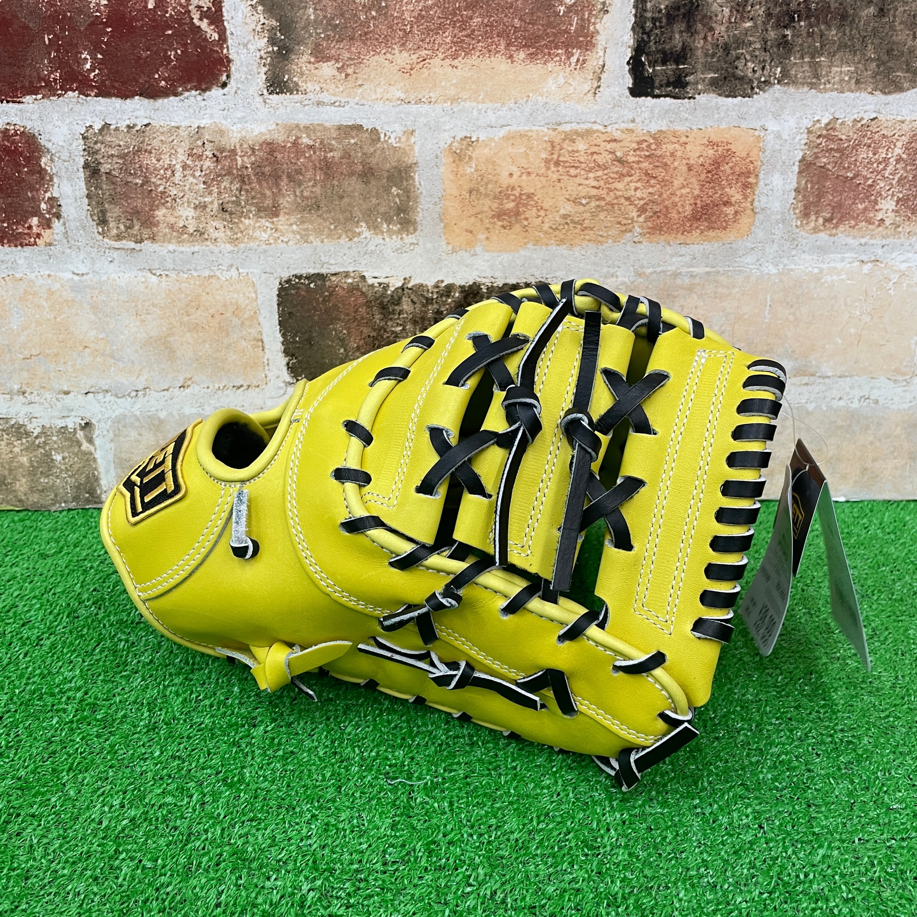 限定 ZETT ゼット 硬式ミット 一塁手用 BPFB19413 イエロー 高校野球