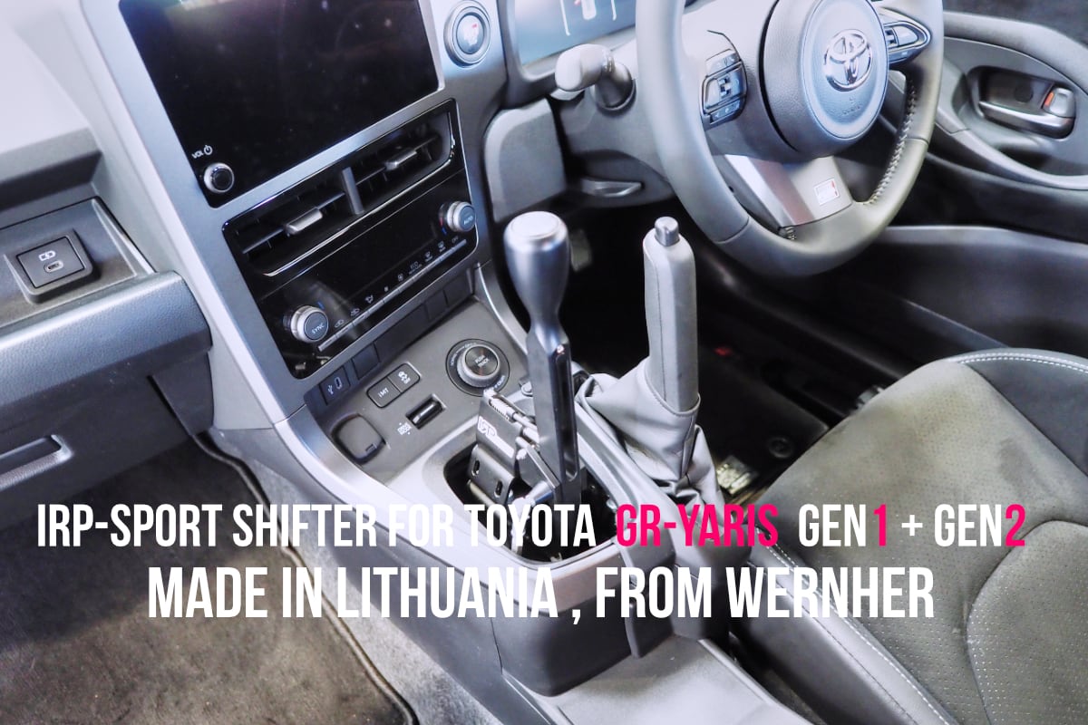 IRP SPORT SHIFTER GR-YARIS Gen1 & Gen2 | WERNHER WEB SHOP