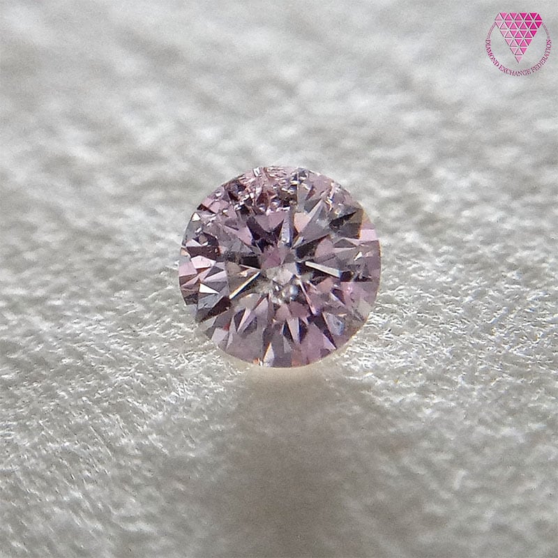 0.160 ct F. Brn.Pur. Pink 天然 ピンク ダイヤモンド - リング(指輪)