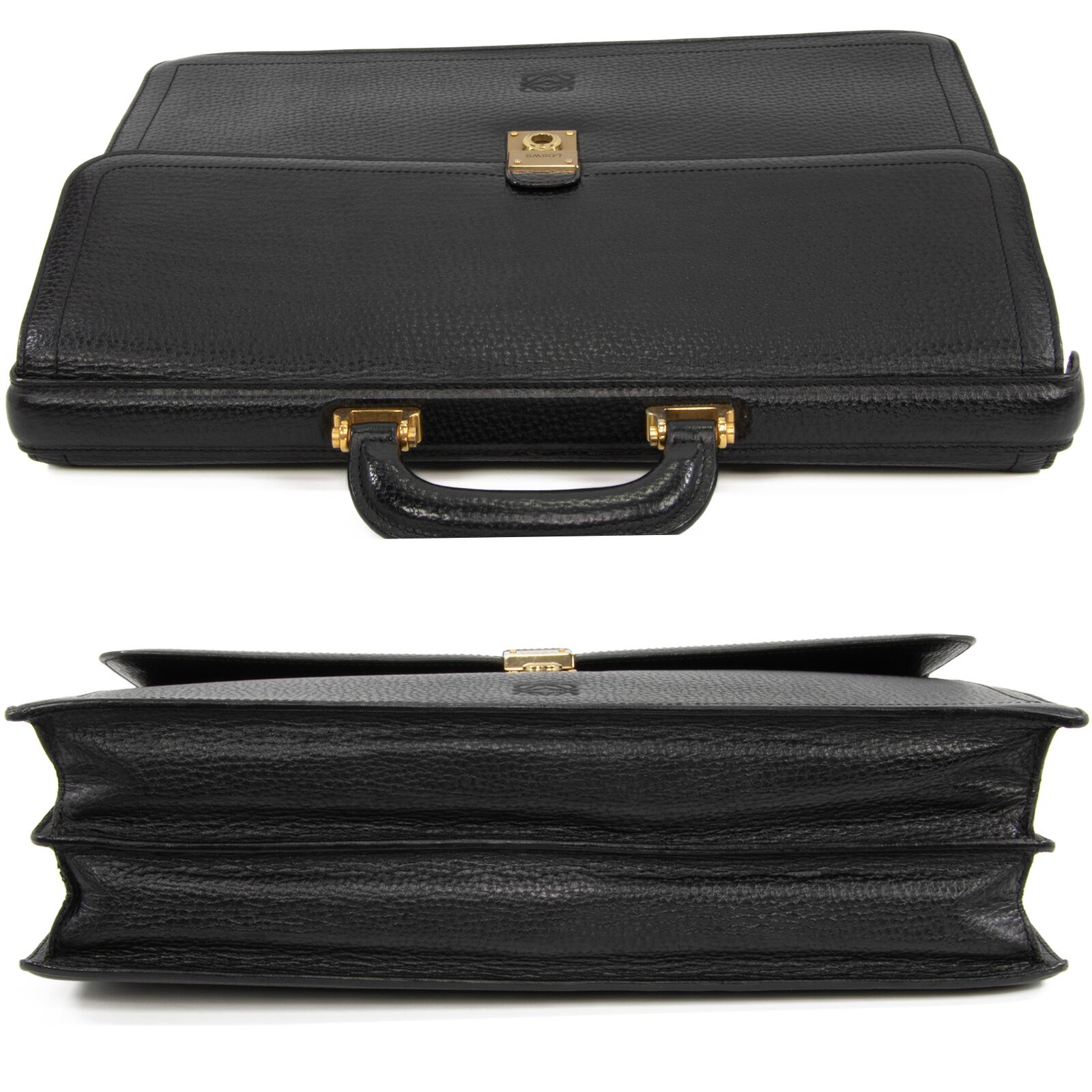 本物 送料無料 ロエベ ハンドバッグ ビジネスバッグ ブリーフ