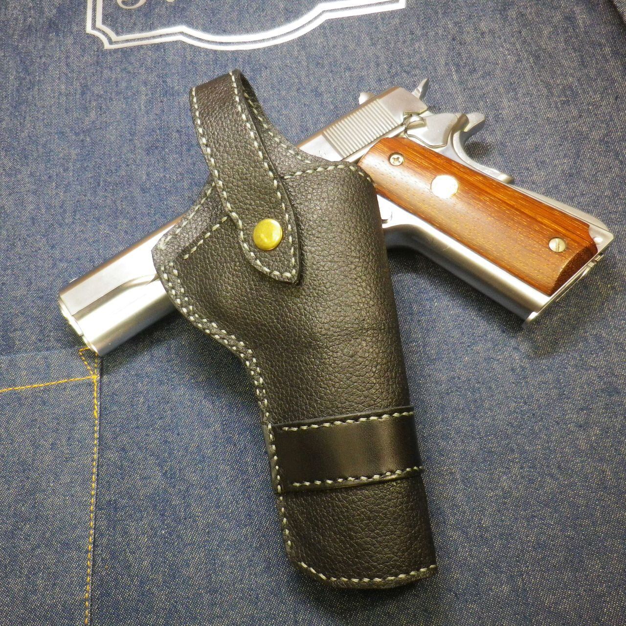 本革製M1911用ヒップホルスター | JTGS（ガンホルスターの専門店）