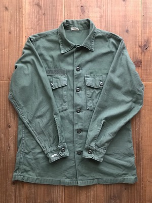 69's U.S.ARMY ユーティリティシャツ OG-107 表記(15 1/2 × 31)　