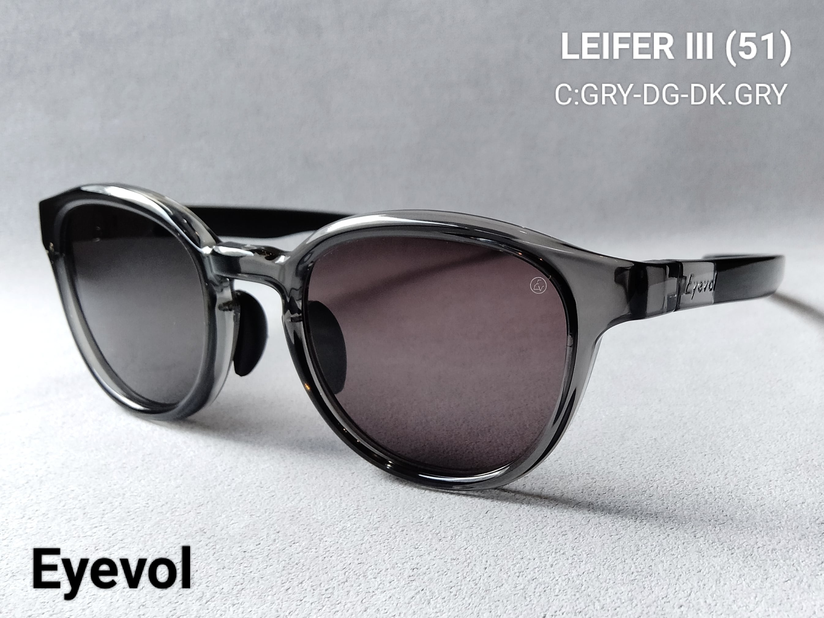 Eyevol（アイヴォル）「LEIFER Ⅲ（51）レイファー」C:GRY-DG-DK.GRY