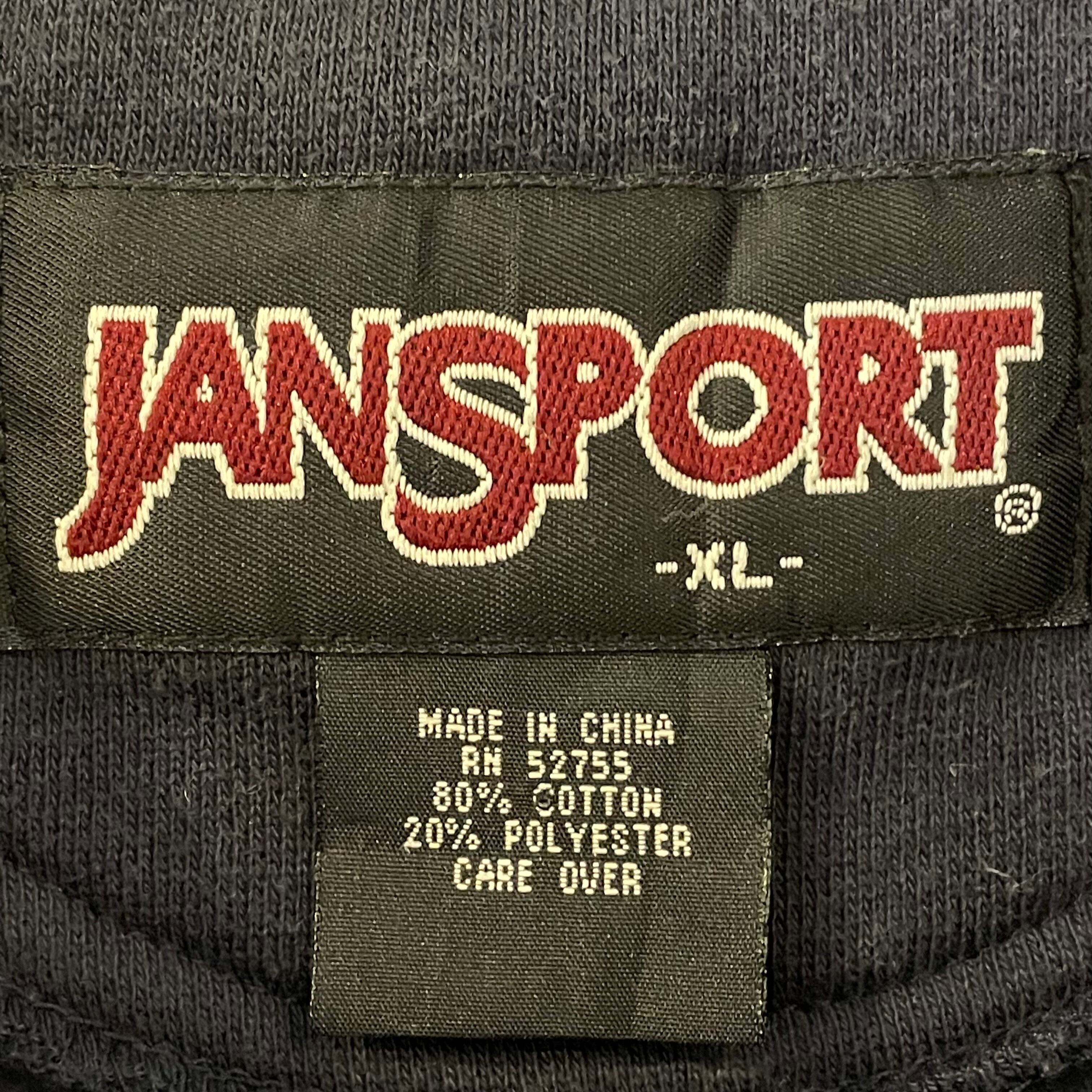 JANSPORT】ハーフジップ XL ゆるだぼ オーバーサイズ スウェット