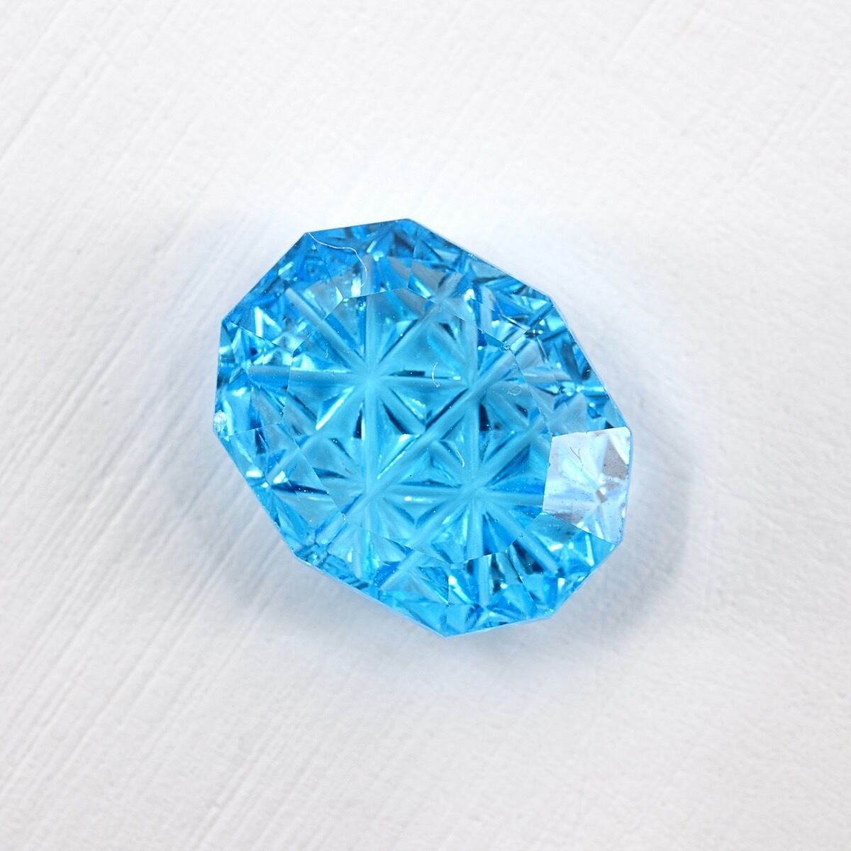 ブルートパーズ 3.97ct 甲州貴石切子 | One Loose