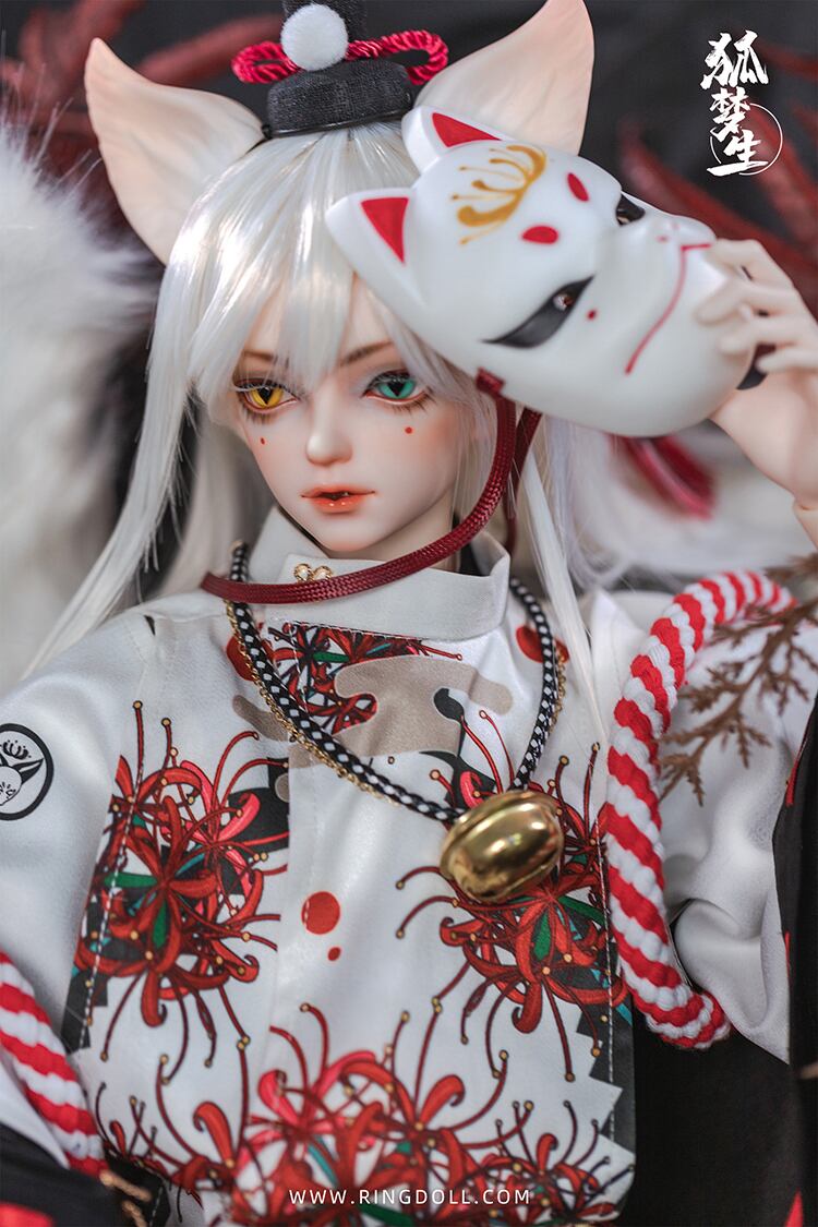 Ringdoll white rabbit 時計兎 メイク無し全身 箱有 メイクなし本体）◇Ringdoll◇Yumeo 夢生（1/3サイズ）【受注決済専用
