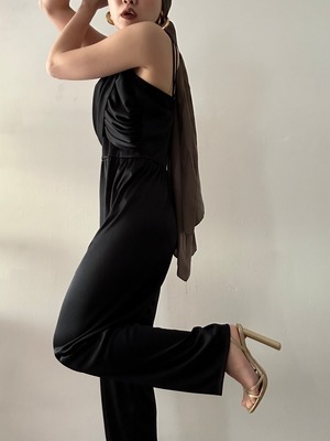 70s Vintage Draped Jumpsuit