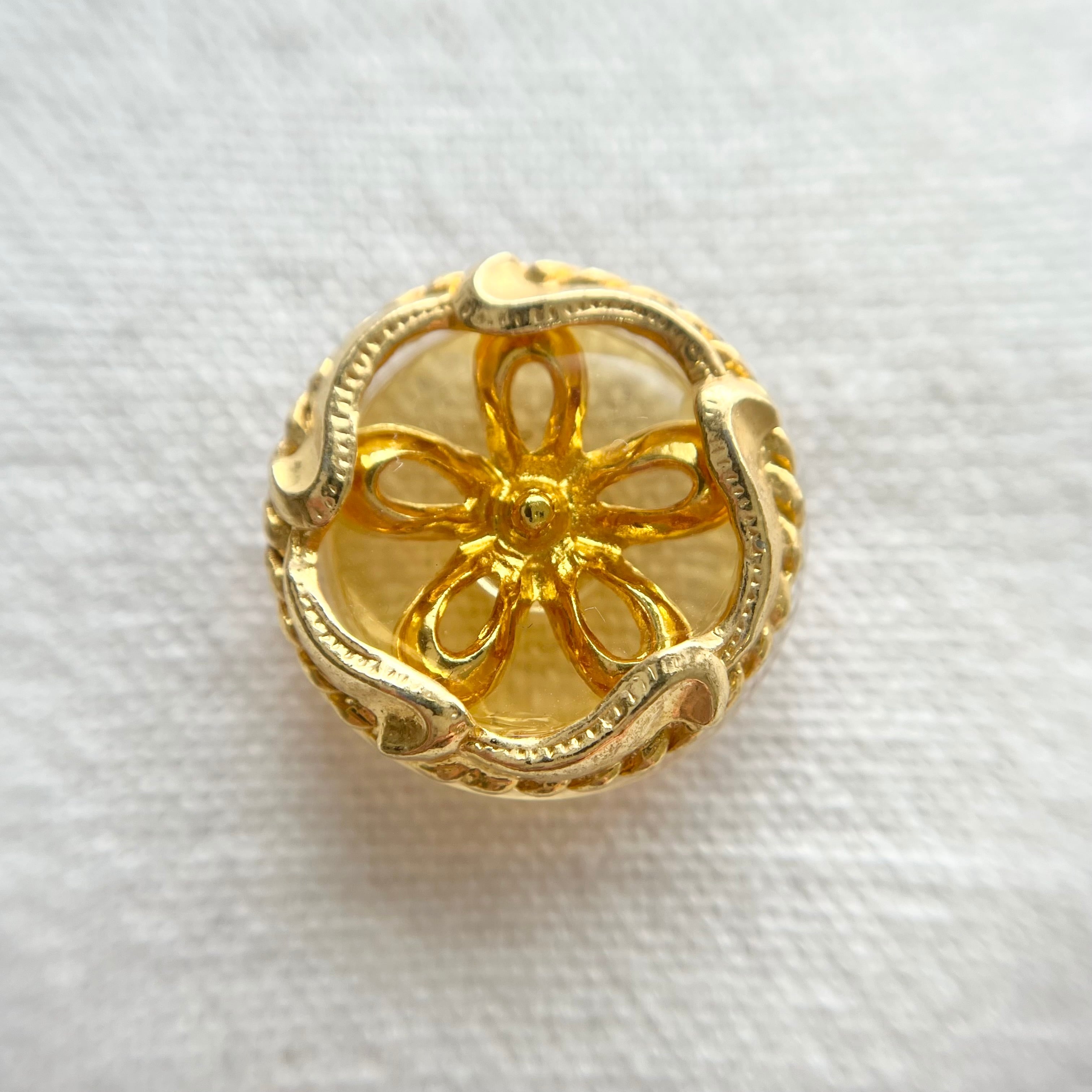 クラウンフレーム×ゴールドフラワー 22㎜