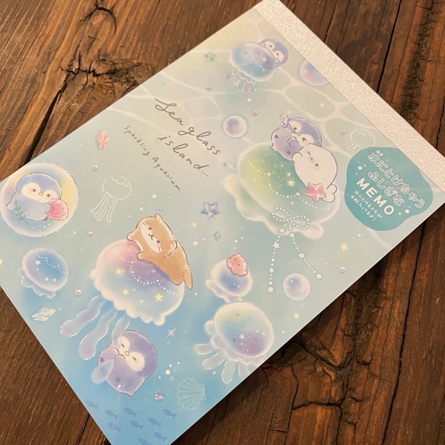 シーグラスアイランド　クラゲ　水にとけちゃうふしぎなメモ