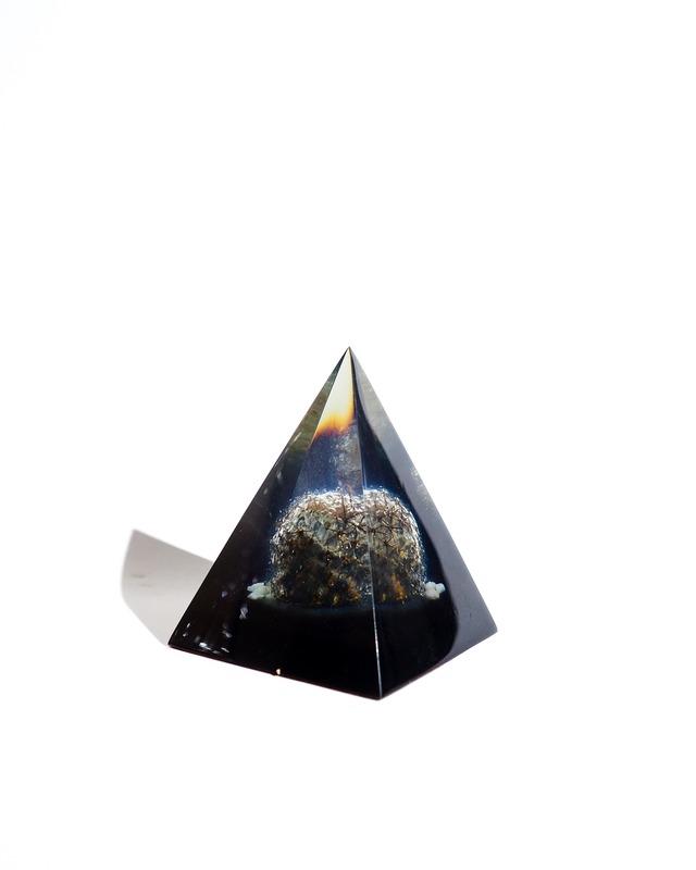Cactus pyramid-shaped object, paperweight