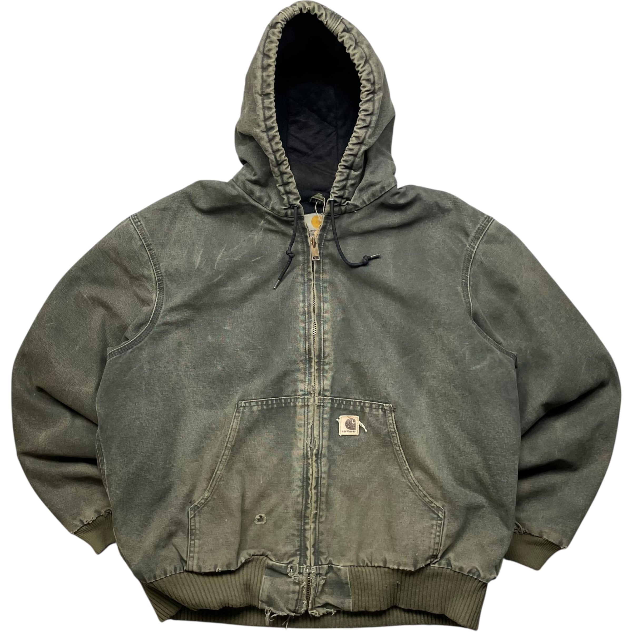 《XL》 Carhartt カーハート アクティブジャケット ワークジャケット フェード モスグリーン no.8889