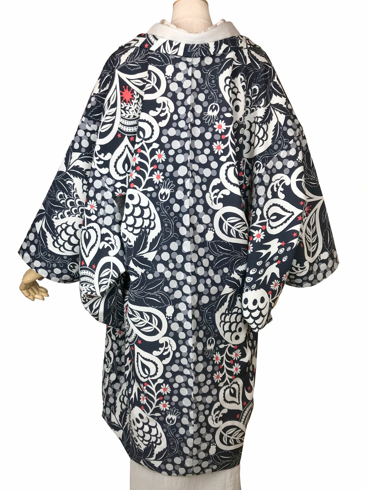 M寸即納品あり】セオルファ単衣羽織「ツバメとあわ」 | 重宗玉緒 WEB SHOP