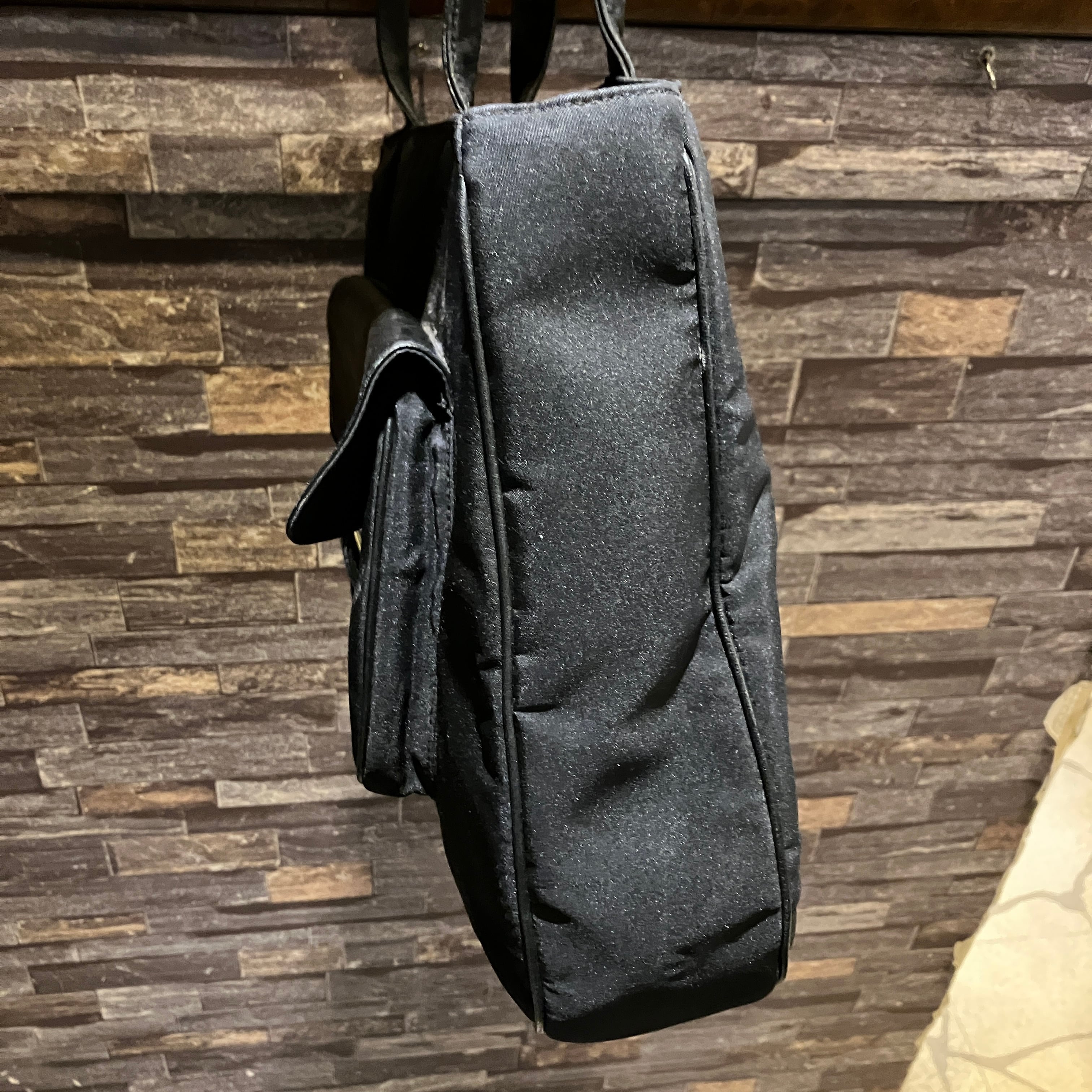 POLO RALPH LAUREN ビッグトート サファリコットンツイル/レザー RALPH LAUREN NYLON/LEATHER TOTE BAG BLACK | safarionline
