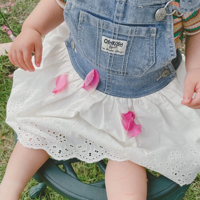 【即納】oshkosh / denim skirt overall