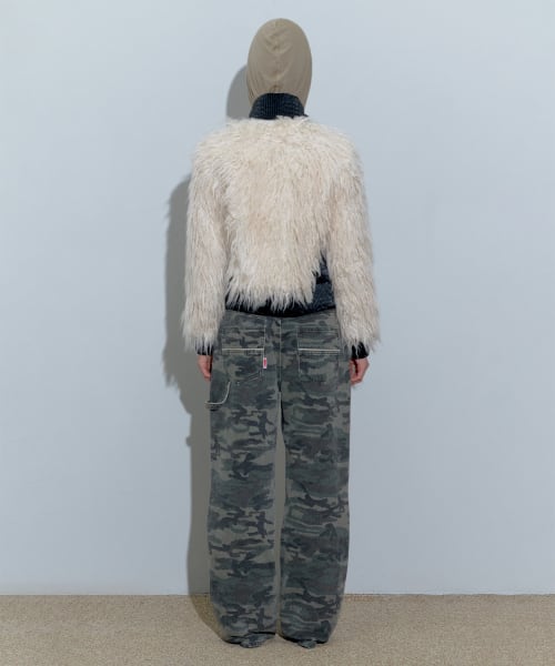 SCULPTOR] Lace Double Knee Pants Camouflage | もごつ