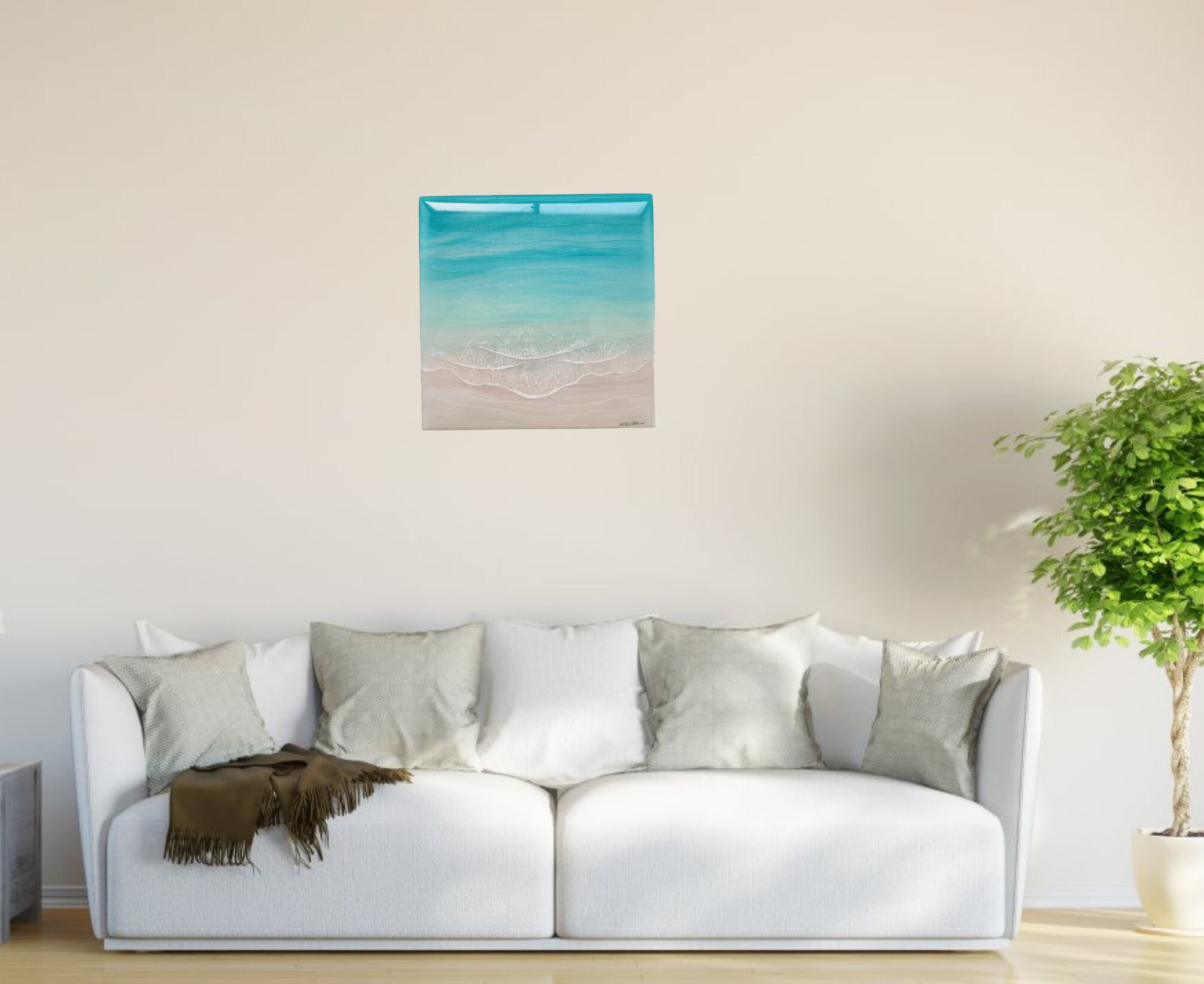 128.オーシャンレジンアート『Secret Beach』