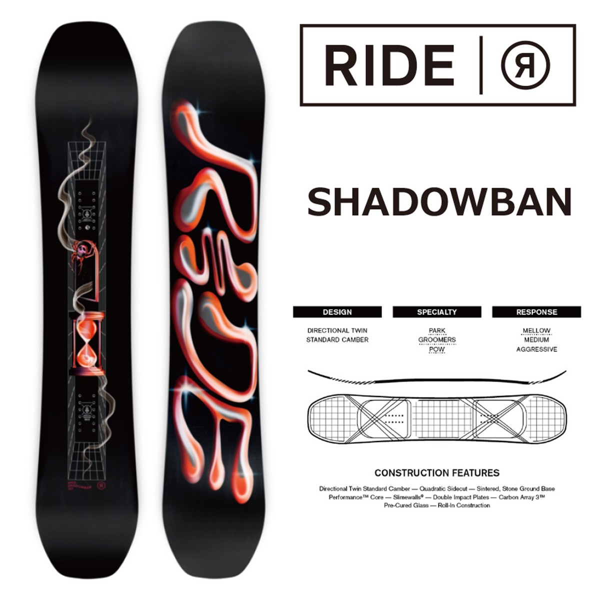 ライド スノーボード RIDE 目新し SNOWBOARDS 【スノーボード 】 ZERO 