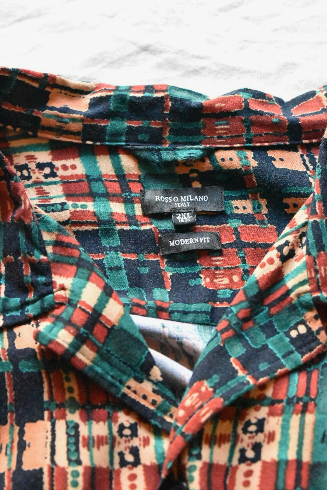 Art patternd S/S shirt