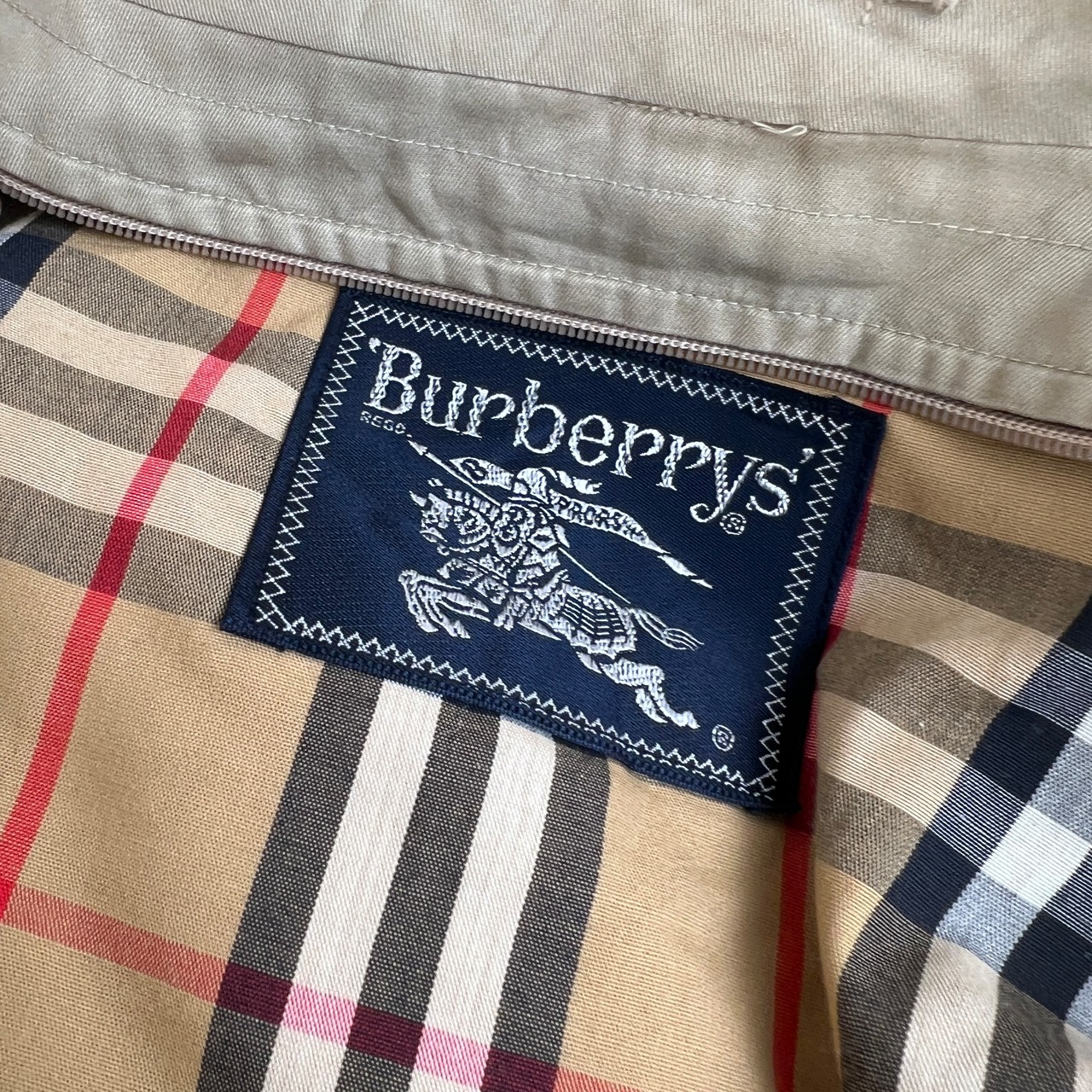 Burberrys バーバリーズ ノバチェック ステンカラーコート ベルト/ライナー付き C-TK83  ベージュ A-11447