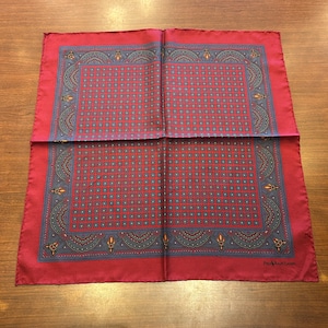 RALPH LAUREN SILK CHIEF RED