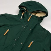 3WAY FREAK'S STORE フリークスストア 65/35 クロス マウンテンパーカー ボアライナー フリースベスト L /メンズ/グリーン/持ち手牛革