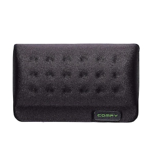 【人気】エレコム 分散通気 リストレスト 疲労低減 COMFY ショート ポリウレタン ブラック MOH-013BK