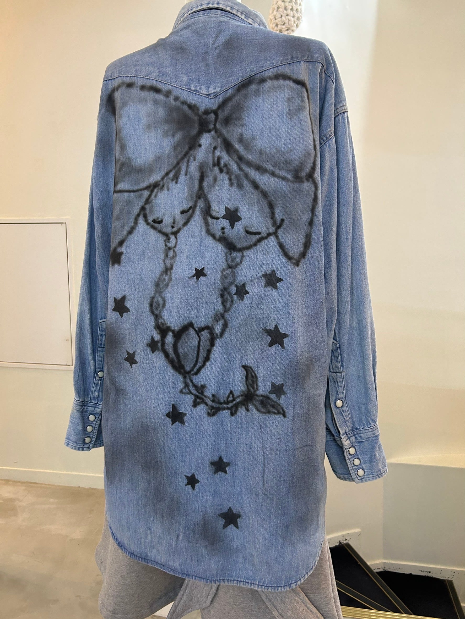 trust teji denim shirt