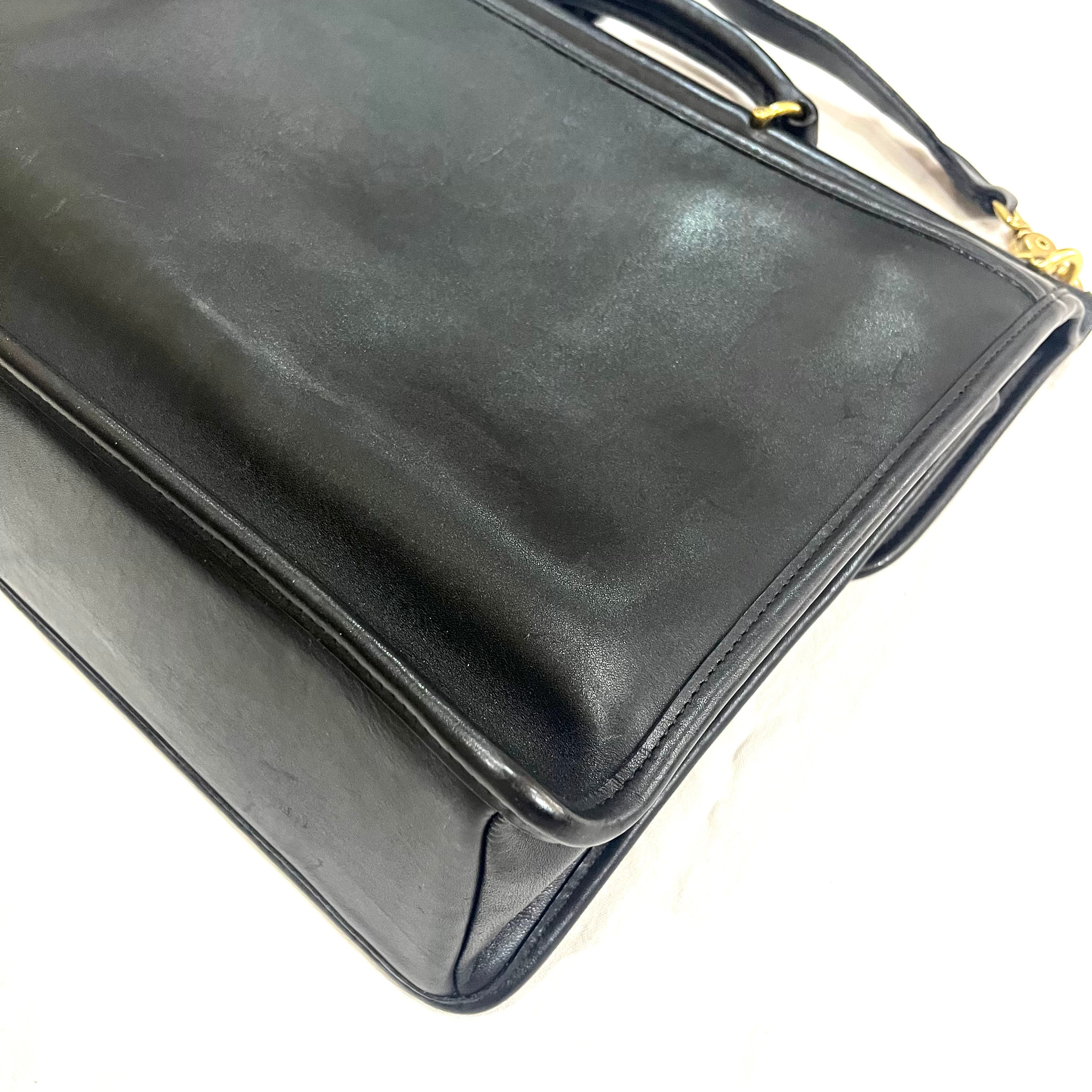 【良品】COACH コーチ オールドコーチ グラブタンレザー ビジネスバッグ COACH オールドコーチ グラブタンレザー ブリーフケース ビジネス