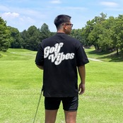 golf モックネックTシャツ