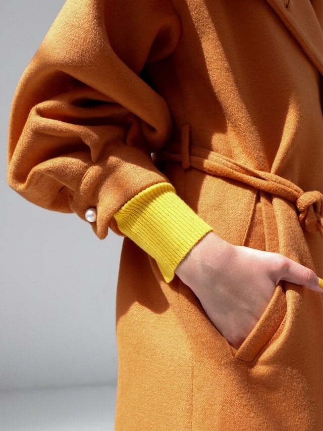stand collar pearl button coat | Katrin TOKYO