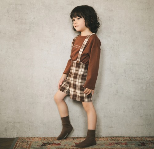 PETITMIG / check pants E4