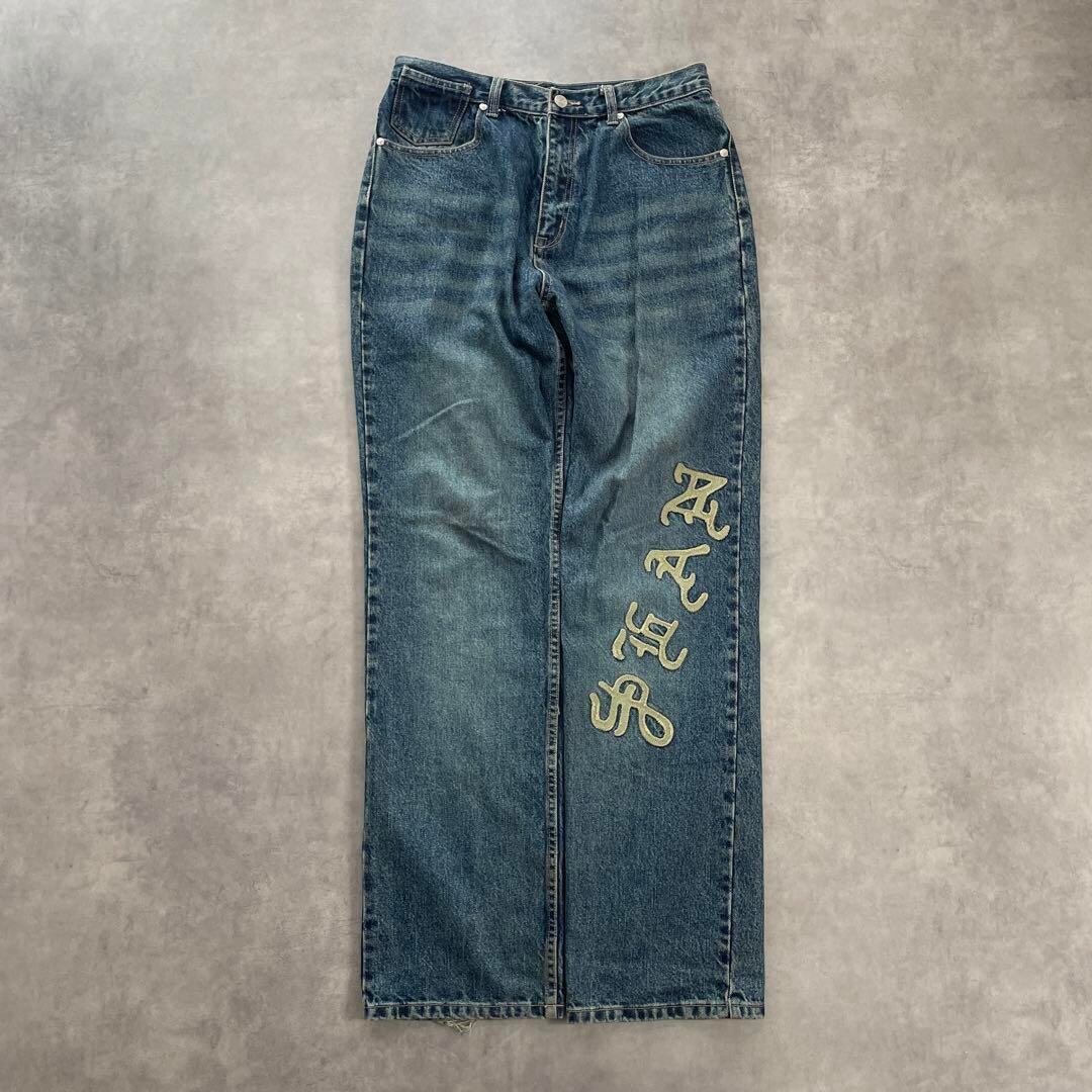 90s 00s Sean John ワイドデニム ヒップホップパンツ ロゴ