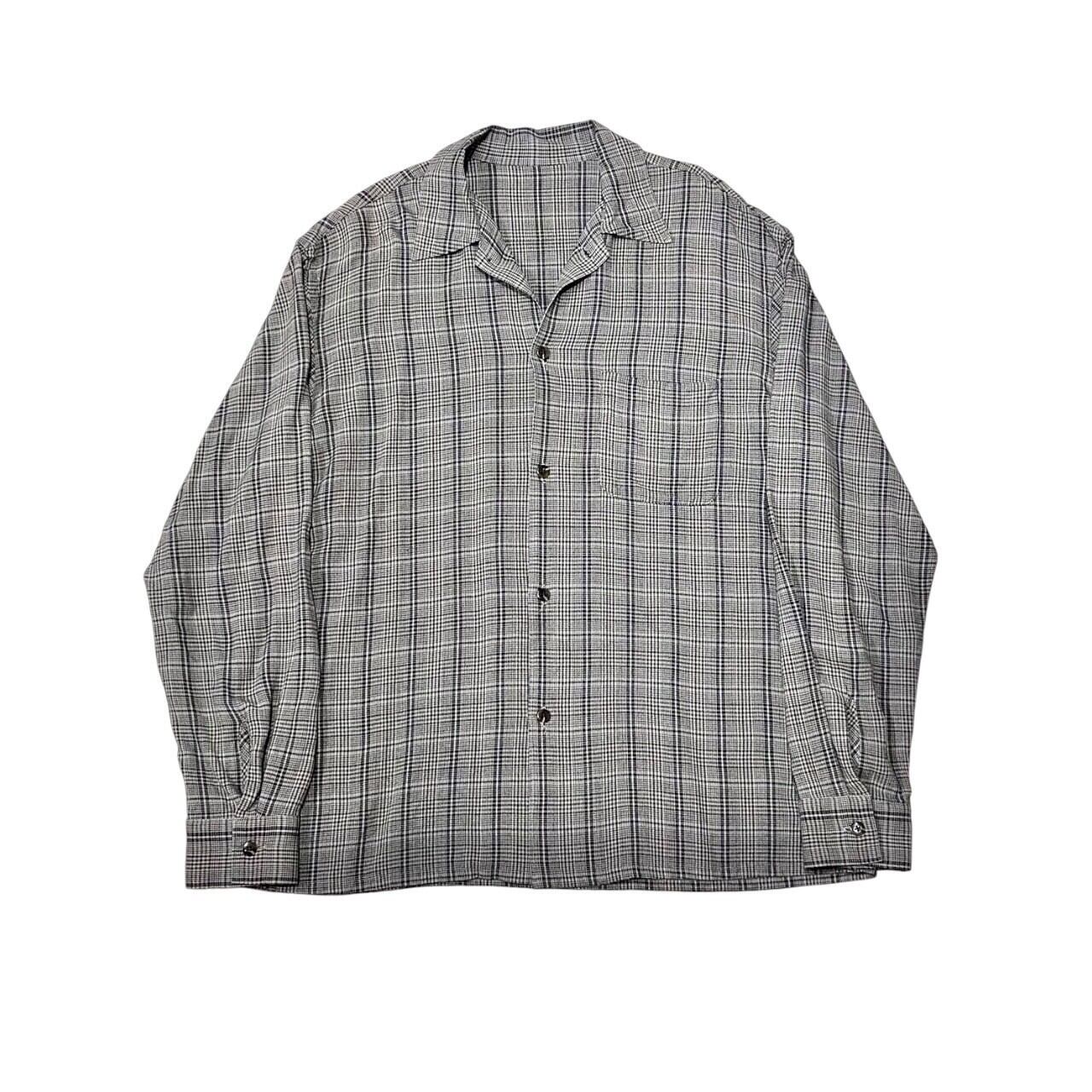 URU - Rayon Check Shirt (size-2) ¥16000+tax