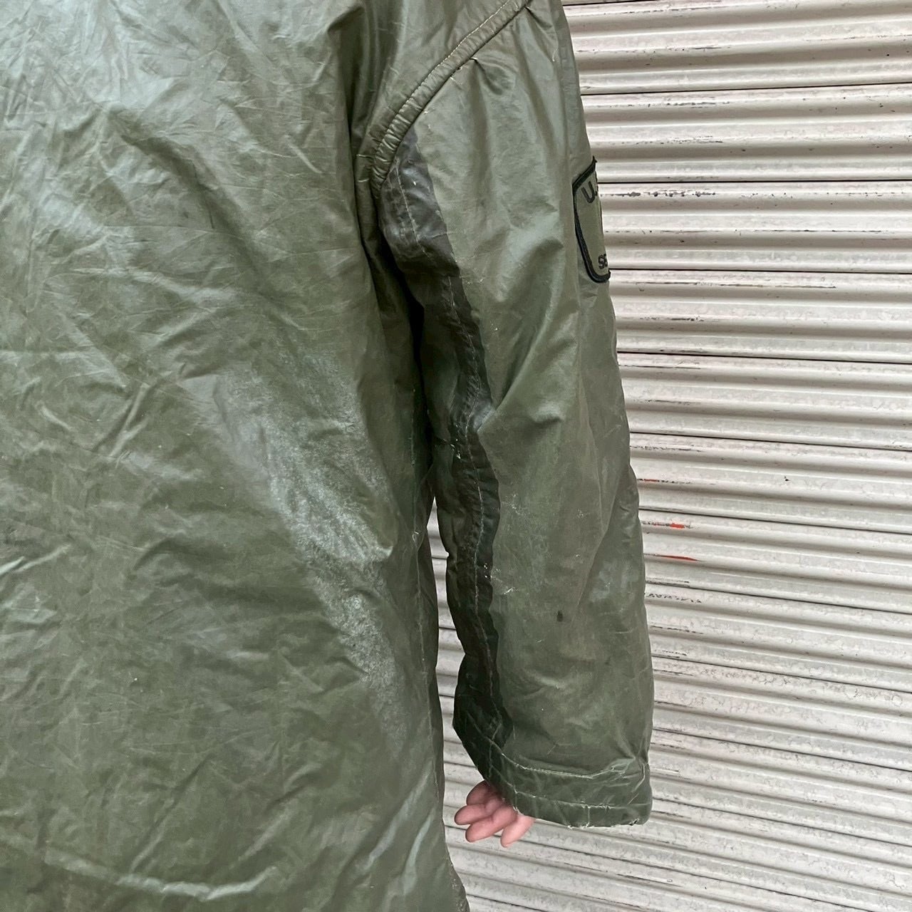 60s 米軍 実物 カデットパーカー ウェットウェザーパーカー XL