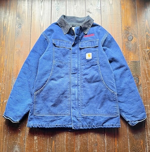 90s  Carhartt  TRADISIONAL COAT 〝Adelphia〟Embroidery Made in USA・ Color  NAVY ・Size 44（XL）Regular