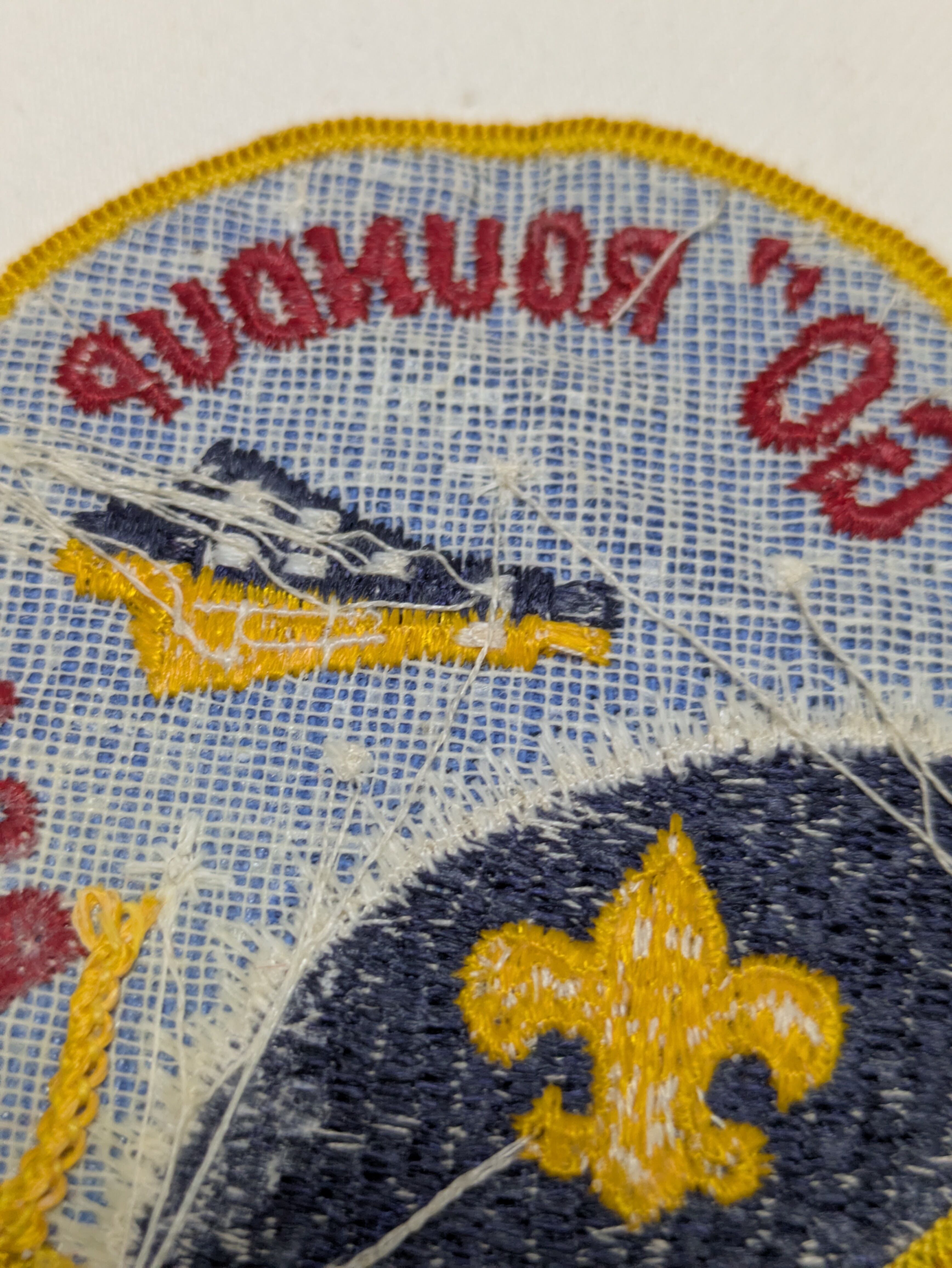 60年代 BSA ボーイスカウト GO ROUNDUP 宇宙船 ワッペン | AX ARCHIVES
