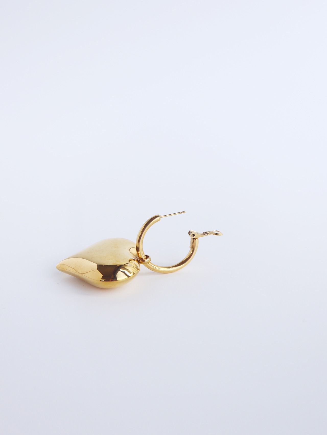ハートフープピアス/ 023031