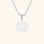オリジナル スモール グリーン / オレンジ セント クリストファー ネックレス ：GET BACK NECKLACES ゲット バック ネックレスズ