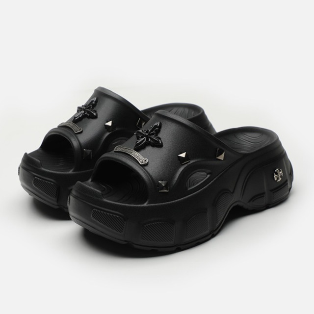 studded decor thick sole sports sandals m0366