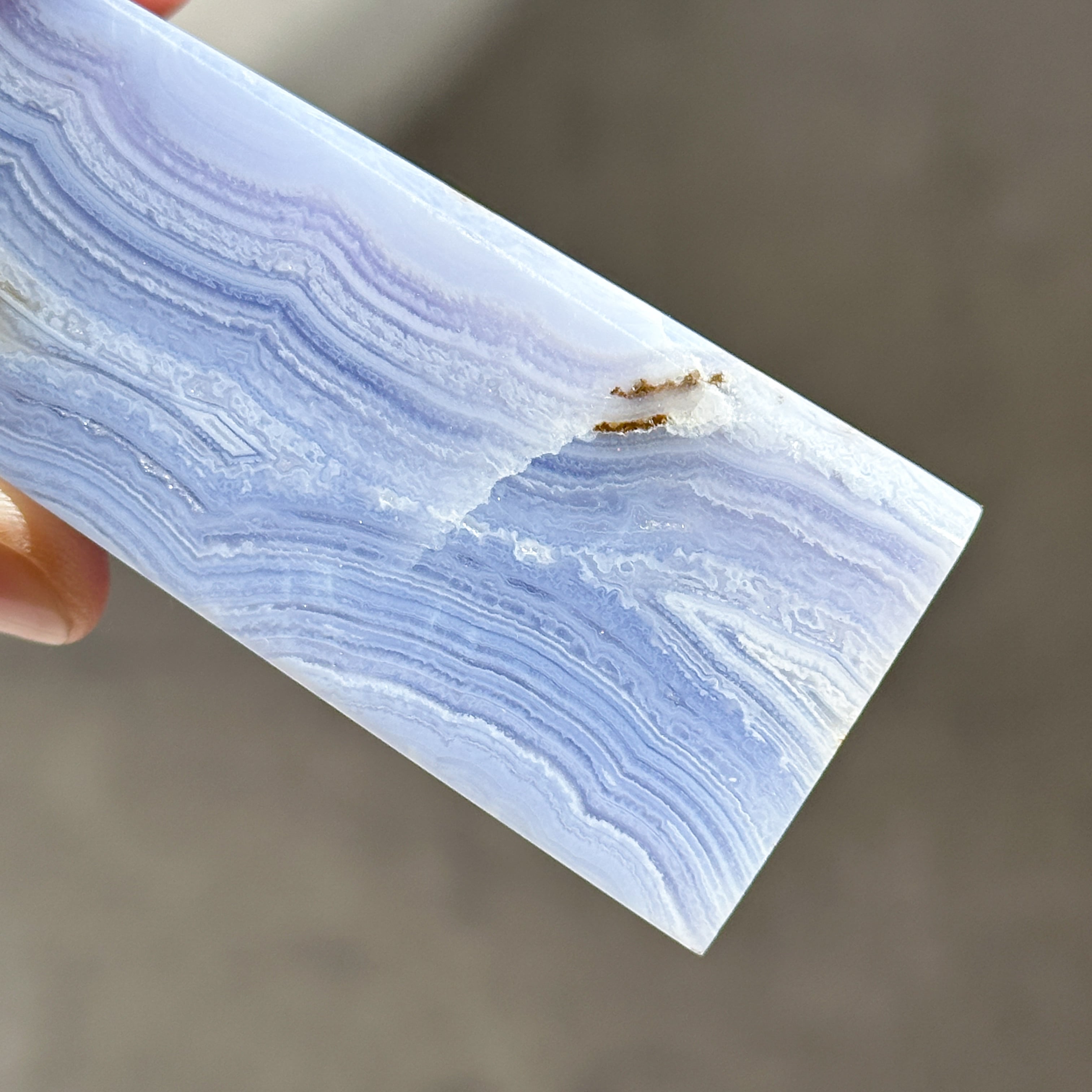 ブルーレースアゲート タワー 12◇ Blue Lace Agate ◇天然石・鉱物