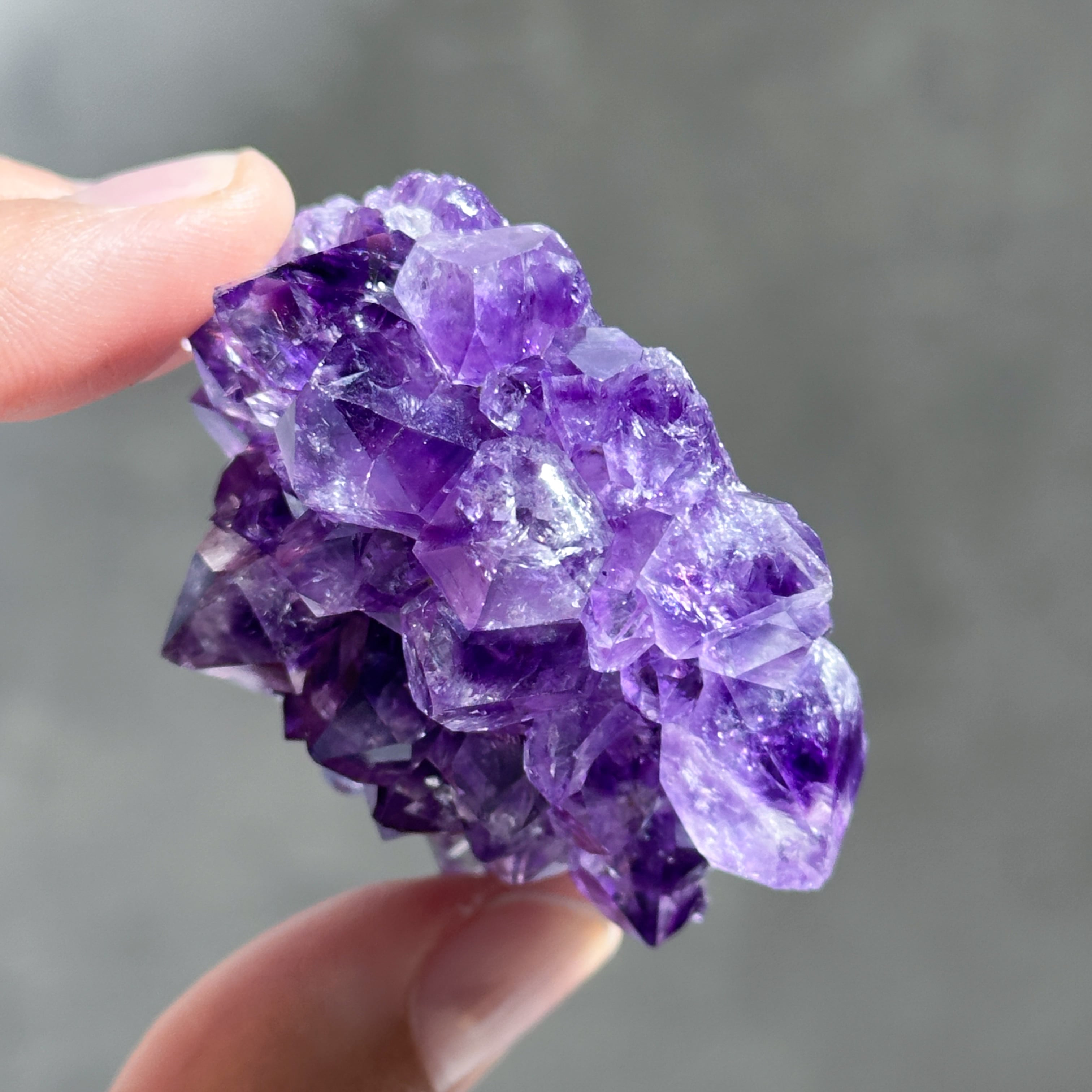 ウルグアイ産フラワーアメジスト 原石63◇ Flower Amethyst ◇天然石