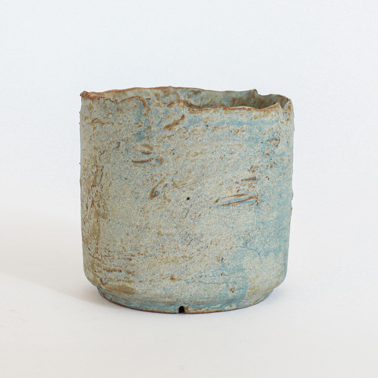 Cylinder Plants Pot “青錆” ※Medium (茨木伸恵) B