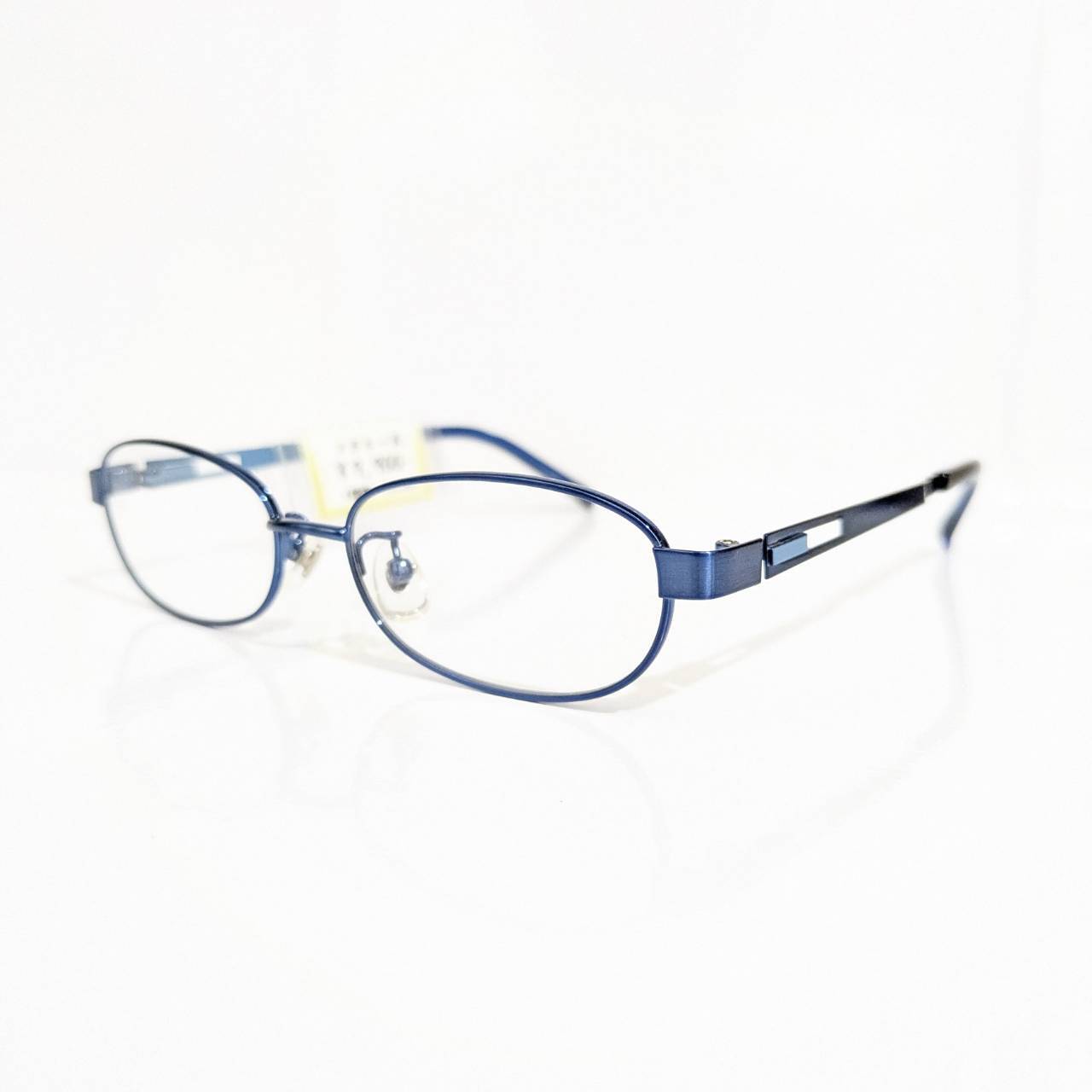 【子ども用】オーバルメタルフレーム ブルー