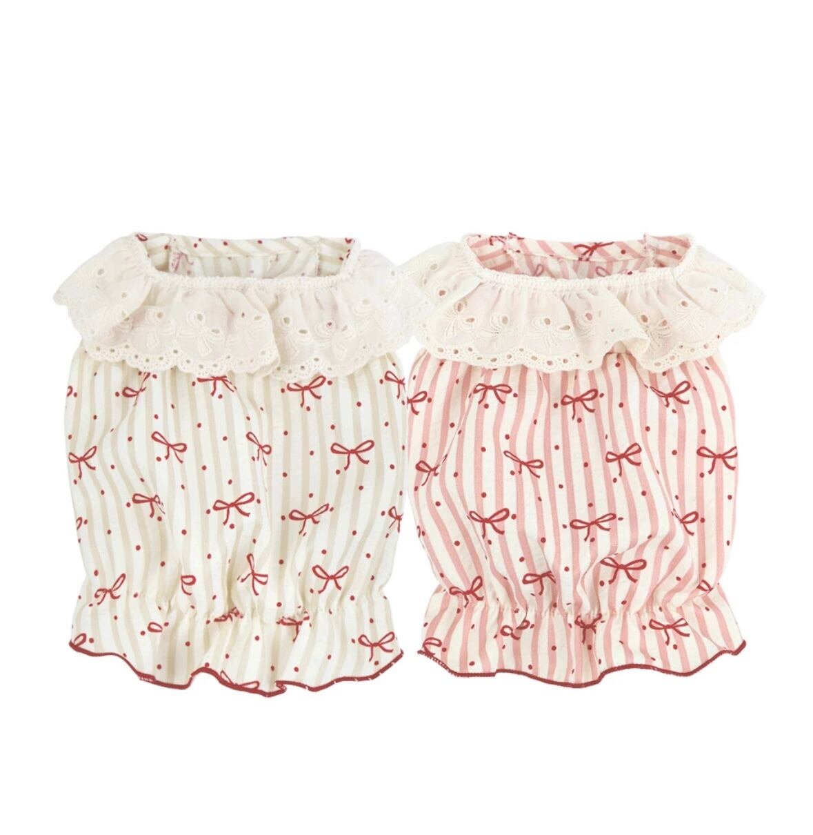 《予約》GD0058 リボンドットブラウス