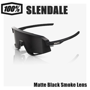 100% SLENDALE Matte Black Smoke Lens