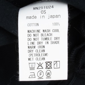 【Munich／ミューニック】シャーリングロゴトップス（ブラック）