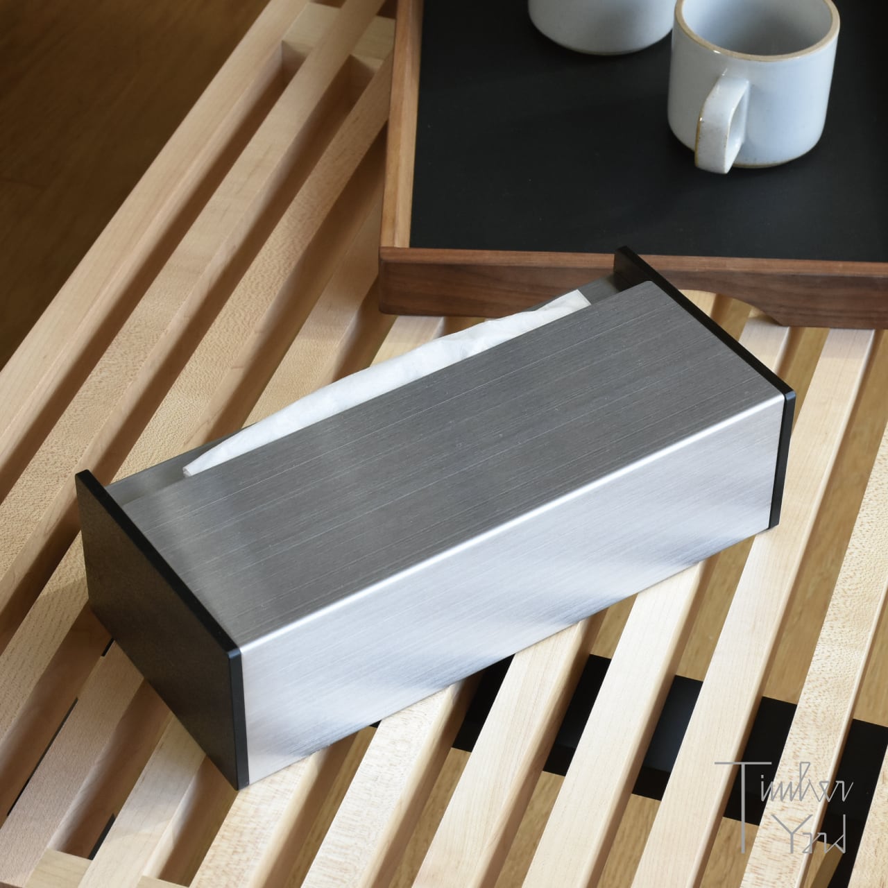 ヤマサキデザインワークス　ティッシュボックス　拭き漆　朱 tissue box / 拭き漆 黒 / ティッシュボックス / YAMASAKI