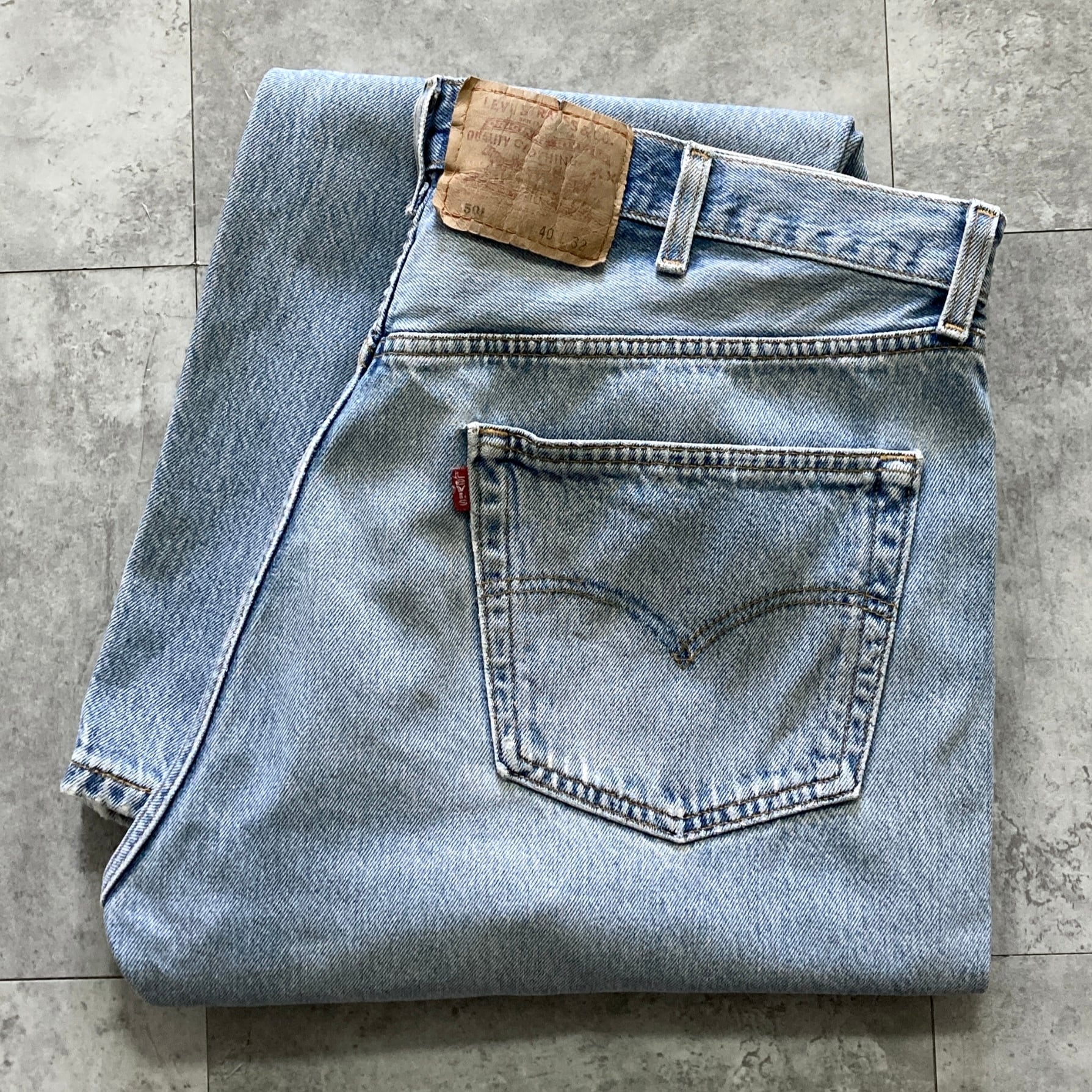 W33 L32】00's US.Levis 501 リーバイス サンベニート工場(553) ボタン
